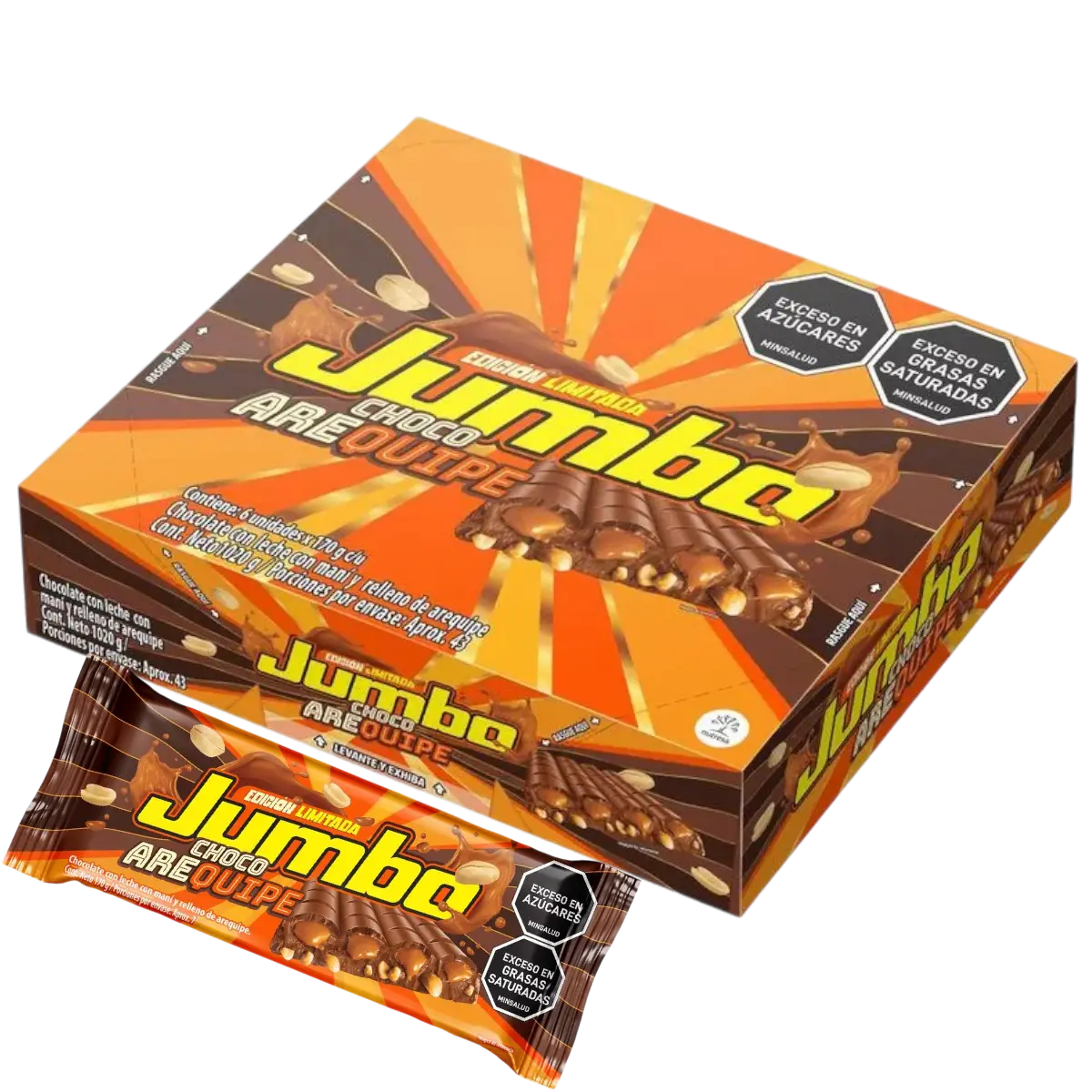 Jumbo Chocoarequipe Edición Limitada Caja X 6