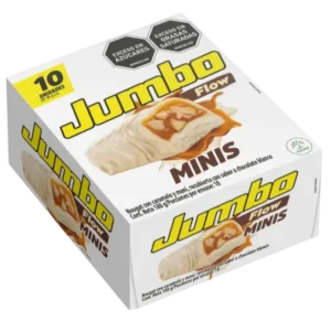Jumbo Flow Mini Chocolate Blanco X 10