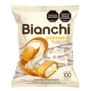 Bianchi Caramelo Sabor Chocolate Blanco X 100