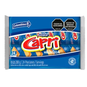 Wafer Capri Vainilla X 24