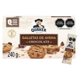 Quaker X 6 Galletas De Avena De Chocolate