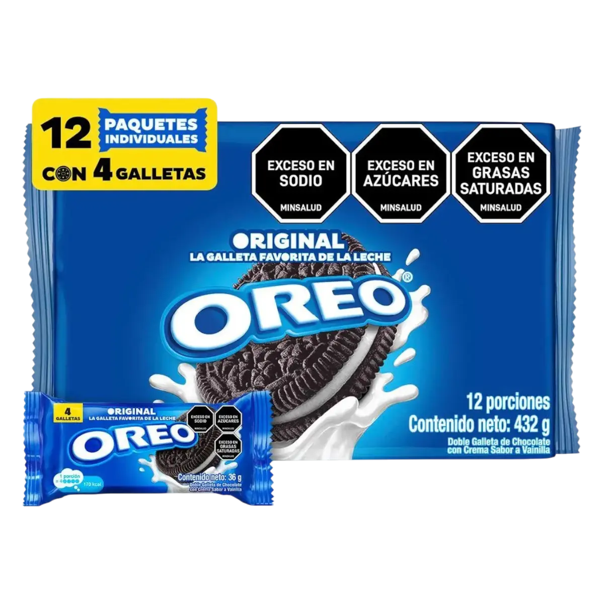 Galletas Oreo Original X 12