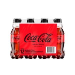 Coca Cola Sin Azucar 250 Ml X12